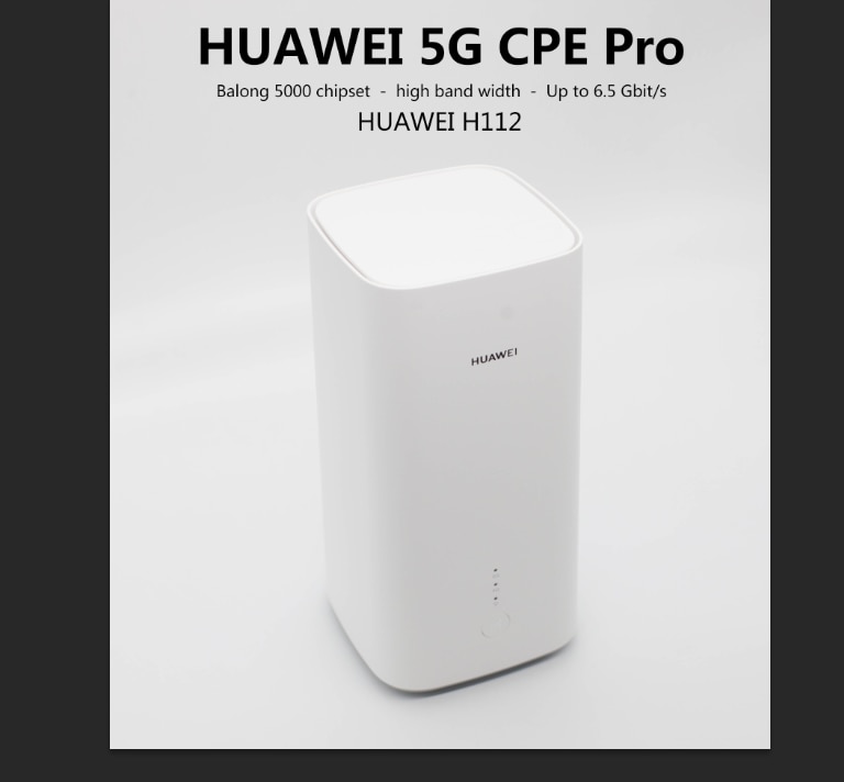 Huawei-5G CPE Pro (), 5G NSA + SA(n41/n77/n78/n79),4G LTE(B1/3/5/7/8/18/19/20/28/32/34/38/39/40/41/42/43) CPE  